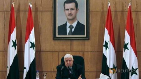 Ngoại trưởng Syria Walid al-Moualem.